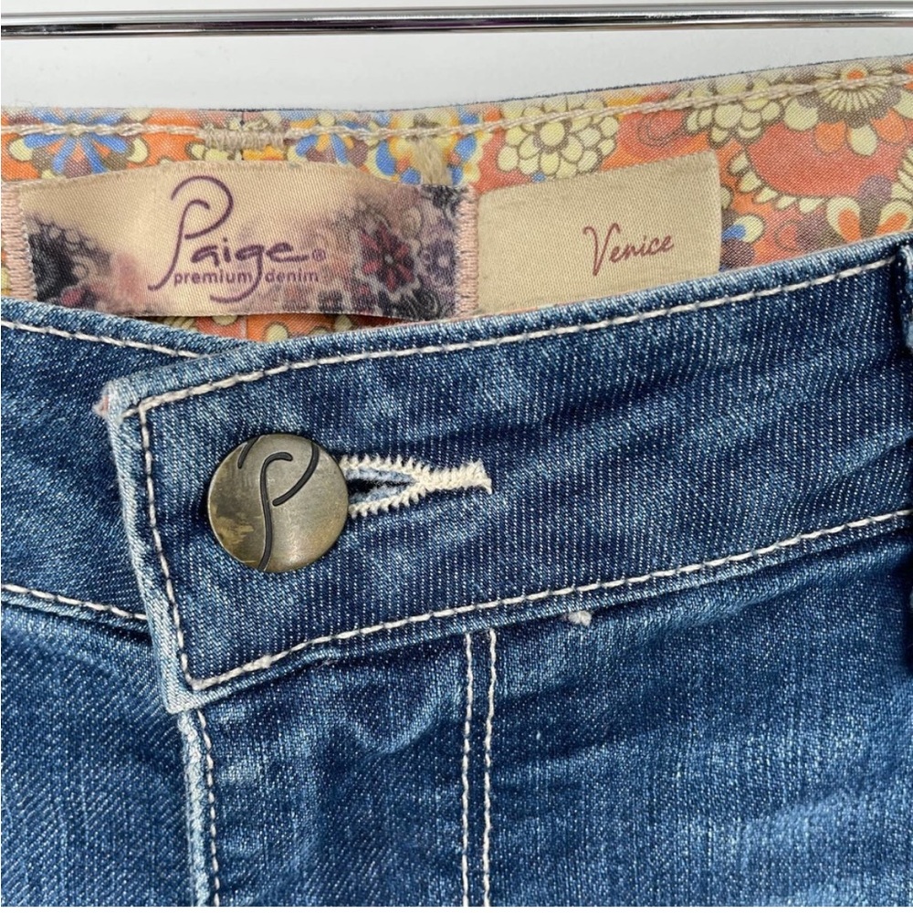 Paige Venice Midrise Cropped Jeans size 30
